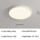 GobekUsa LED Ceiling Light: Nordic Minimalist Design, Remote Control, for Bedroom, Living Room