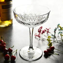 GobekUsa Gold Rim Coupe Goblet Glass for Cocktails and Champagne