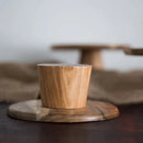 GobekUsa Elevated Wooden Cake Plate | Stylish and Functional Food Serving Trays