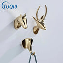 GobekUsa Brass Robe Hooks Towel Holder Wall Mount Coat Hat Bag Hanger