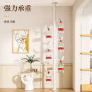GobekUsa Clothing Storage Hanging Rail Coat Rack for Bedroom and Living Room