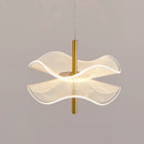 GobekUsa Lotus Leaf Pendant Light, LED Chandelier for Restaurant and Bedroom