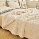 GobekUsa Butterfly Jacquard Double-Layer Wool Blanket: Soft & Warm for Autumn/Winter