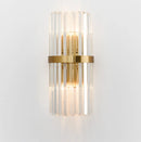 GobekUsa Crystal Gold LED Wall Lamp for Modern Nordic Living, Bedroom, and Bedside Lighting
