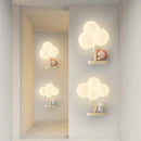 GobekUsa Cloud Shape LED Baby Room Wall Lamp - Eye Care Bedroom Fixture