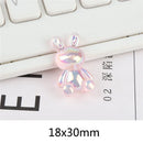 GobekUsa Kawaii Rabbit Resin Cabochon for Scrapbooking and DIY Crafts