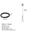 GobekUsa LED Glass Ball Chandelier for Home Dining Hotel Decor