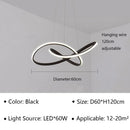 GobekUsa LED Pendant Light Modern Luster for Living Dining Hall Bedroom Hotel Decor