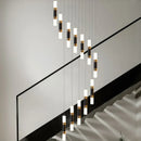 GobekUsa LED Chandelier Stairway Lamp Dining Table Kitchen Lighting Acrylic Chandelier