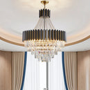 GobekUsa Crystal Chandelier for Duplex Living: Modern Elegance for Hotel, Villa, and Home.