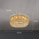 GobekUsa Crystal LED Wall Lamp: Minimalist Luxury Lighting for Living Room TV Background