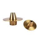 GobekUsa Golden Geometry Metal Handicraft Flower Vase UFO Home Decor
