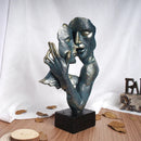 GobekUsa Loving Couple Resin Statue for Interior Decor and Valentine's Day Gift