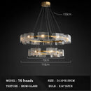 GobekUsa Crystal Chandelier: Modern Luxury Pendant Light for Living Room, Restaurant, and Bar
