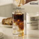GobekUsa Korean Style Glass Tumbler Tea Coffee Mug Waterbottle Kitchen Accessorie