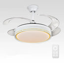 GobekUsa Decor LED Ceiling Fans with Remote Control for Living Room, Bedroom, Dining Room