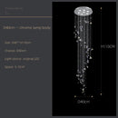 GobekUsa Butterfly Crystal Chandelier for High Ceilings & Staircases