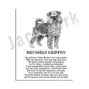 GobekUsa Dog Breeds Poster: Chinese Crested, Chesapeake Retriever, Brussels Griffon, + More