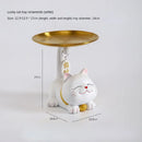 GobekUsa Lucky Cat Statue Ornaments for Home Decor and Storage