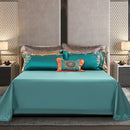 GobekUsa 1200TC Jacquard Bedding Set: Queen King Size Linens, Comforter Cover, Sheet, Pillowcase