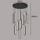 GobekUsa LED Pendant Chandeliers for Living Room Staircase Indoor Lighting