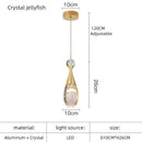 GobekUsa Crystal LED Chandelier for Dining Room Decor