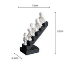 GobekUsa Abstract David Statue Sculpture Home Decor Figurine Ornament