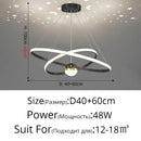 GobekUsa LED Gypsophila Chandelier for Modern Living Room Decor - Crown Ceiling Pendant Light