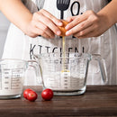 GobekUsa Borosilicate Glass Measuring Cup Jug, Large Capacity for Baking, Cooking, Kitchen