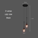 GobekUsa Crystal Bubble Pendant Chandelier for Dining Room Bedroom Restaurant Bar