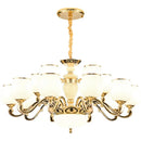 GobekUsa Jade Pendant Lamp: European Luxury for Living Room, Villa, Dining Room, Bedroom