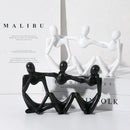 Abstract Friendship Figurine by GobekUsa - Resin Best Friend Statue for Home Decor