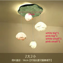 GobekUsa Lotus Glass Pendant Lamp: Elegant Pink Lotus Lighting for Home Decor