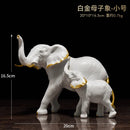 GobekUsa Elephant Resin Sculpture Ornaments for Modern Living Room Decor