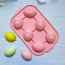 GobekUsa 6-Cavity Lemon Shape Silicone Cake Mold for DIY Baking and Decorating