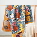 GobekUsa Cute Cat Bath Towel - Absorbent & Quick-Drying