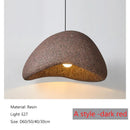 GobekUsa Japanese Wabi Sabi LED Pendant Lamp Modern Simple Living Room Bedroom Chandelier