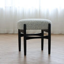 GobekUsa Ash Wood Makeup Bench Dressing Chair for Small Spaces