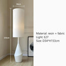 GobekUsa Cream LED Floor Lamp Nordic Minimalist Style for Living Room & Bedroom