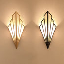 GobekUsa LED Fan-Shaped Indoor Wall Lamp for Corridor Aisle Staircase Bedroom Lighting