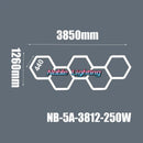 GobekUsa Aluminum Housing Hexagon LED Light Bar Detailing Light 5X12M Honeycomb Ceiling Lamp