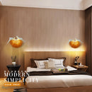 GobekUsa Gold Bird Nest LED Wall Lamp Modern Home Decoration Wall Sconce
