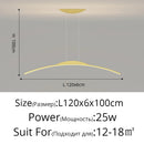 GobekUsa LED Ceiling Pendant Lamp: Minimalist Chandelier, Height Adjustable, Home Decor Solution