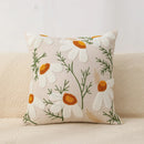 GobekUsa Geometric Chenille Embroidered Pillow Covers Boho Moroccan Style Decor