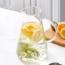GobekUsa Glass Pitcher - Large Heat-Resistant Borosilicate Jug with Stainless Steel Lid