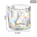 GobekUsa Iceberg Glass Cup - 250ml Clear Irregular Shape Coffee Cup
