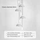 GobekUsa Glass Ball Pendant Light for Duplex Stairwells, Living Room, Bedroom, and Staircase Decor