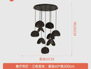 GobekUsa Antique Style Solid Wood Retro Pendant Light - High-End Living Room Lighting