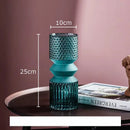 GobekUsa Crystal Clear Glass Vase Hydroponic Floral Arrangement Pot