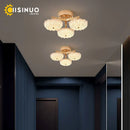 GobekUsa Gold LED Ceiling Light for Home Bedroom Living Room Kitchen Lighting Fixtures